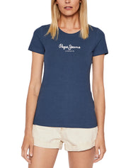 T-shirt Blu Pepe Jeans
