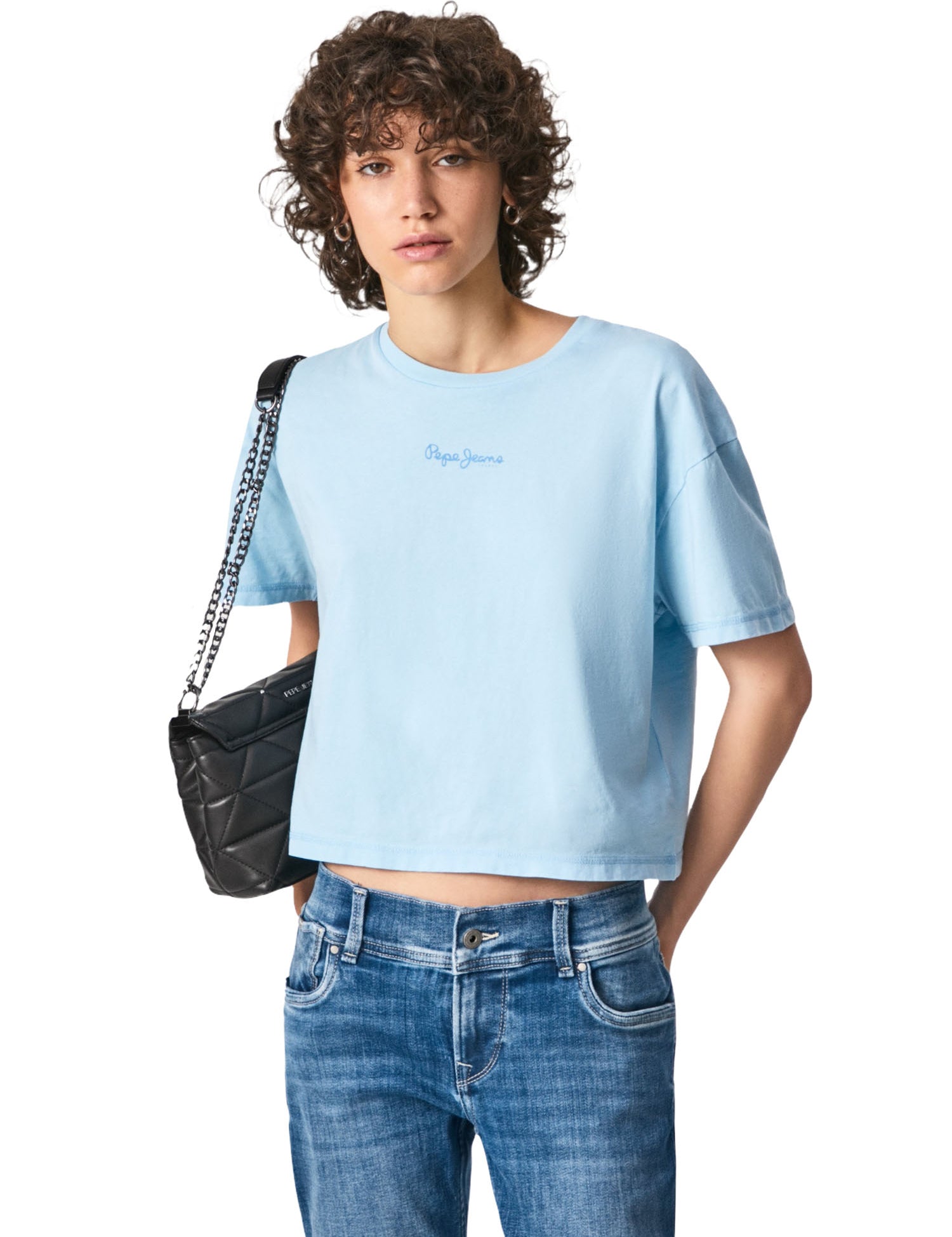 T-shirt Blu Pepe Jeans