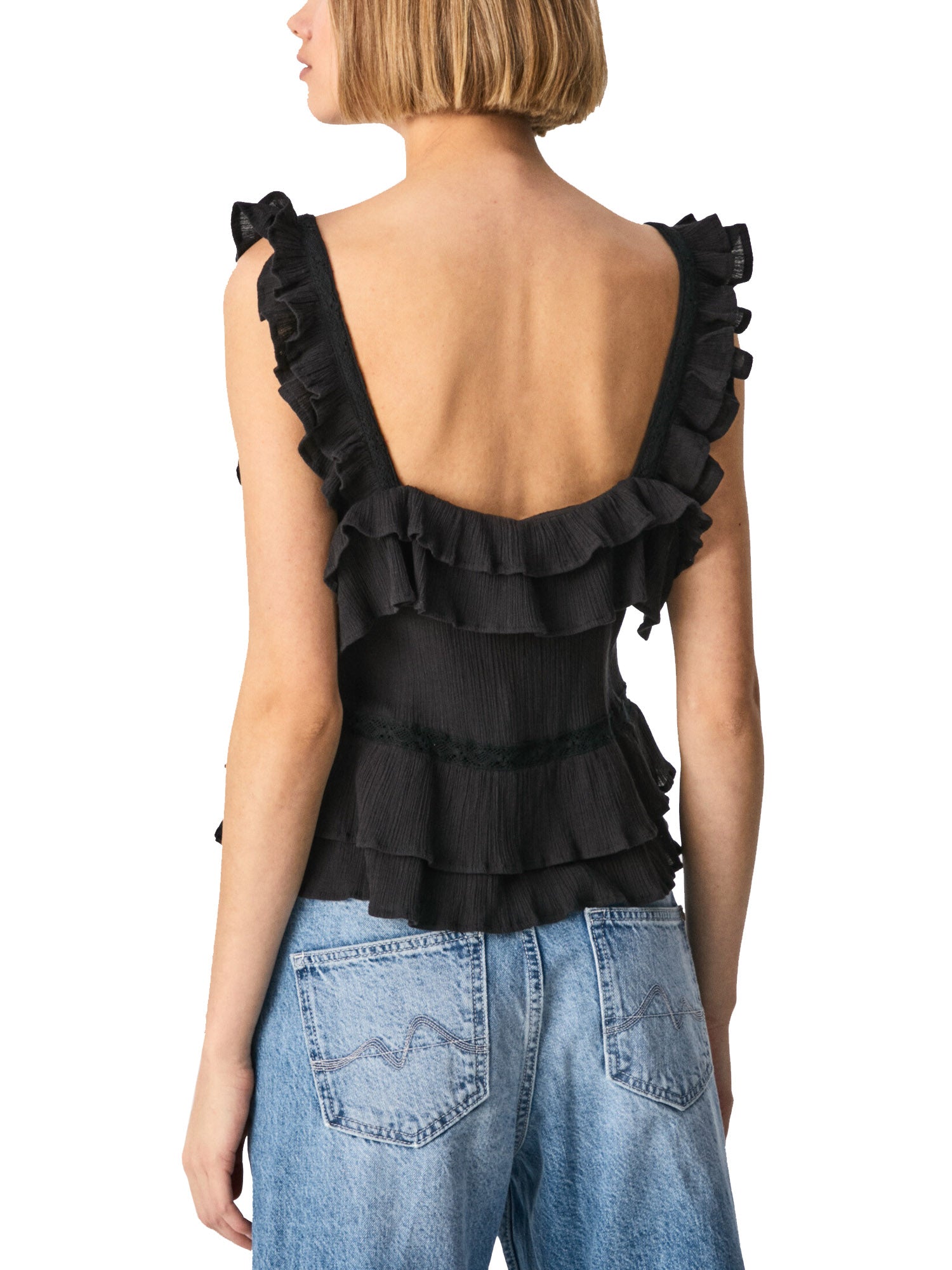 Top e canotte Nero Pepe Jeans