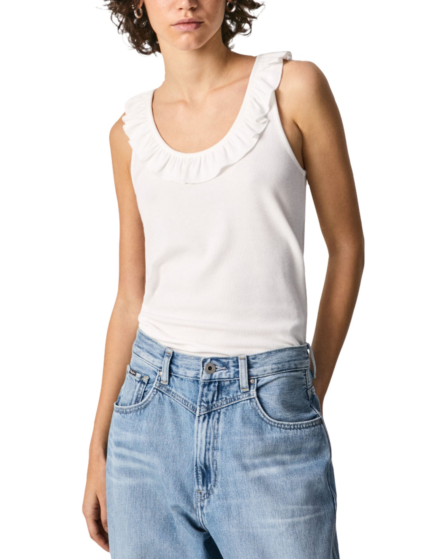 Top e canotte Bianco Pepe Jeans