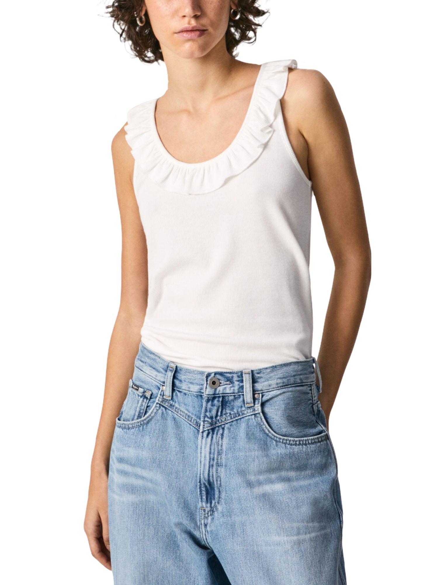 Top e canotte Bianco Pepe Jeans
