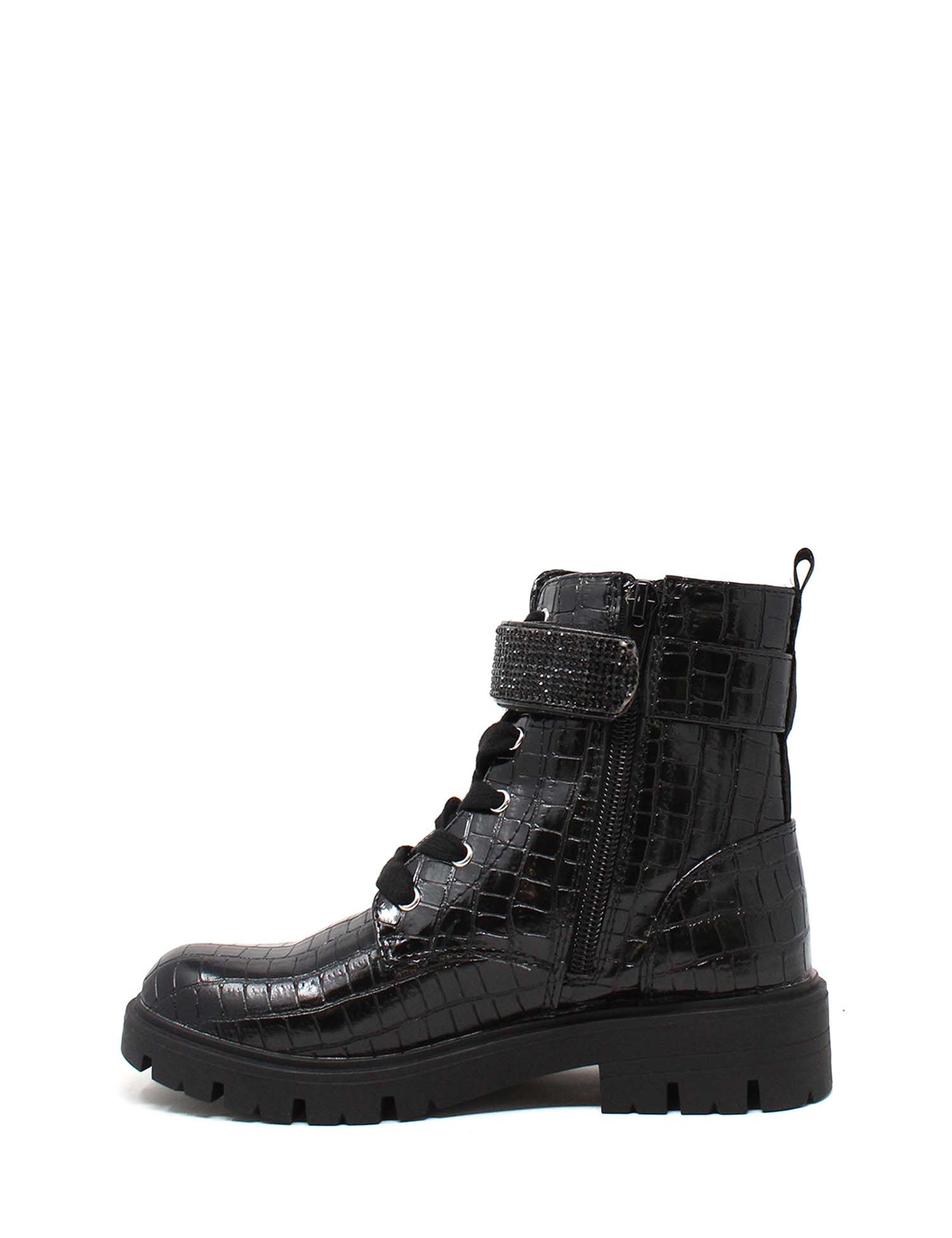 Anfibi Nero Croco Silvian Heach