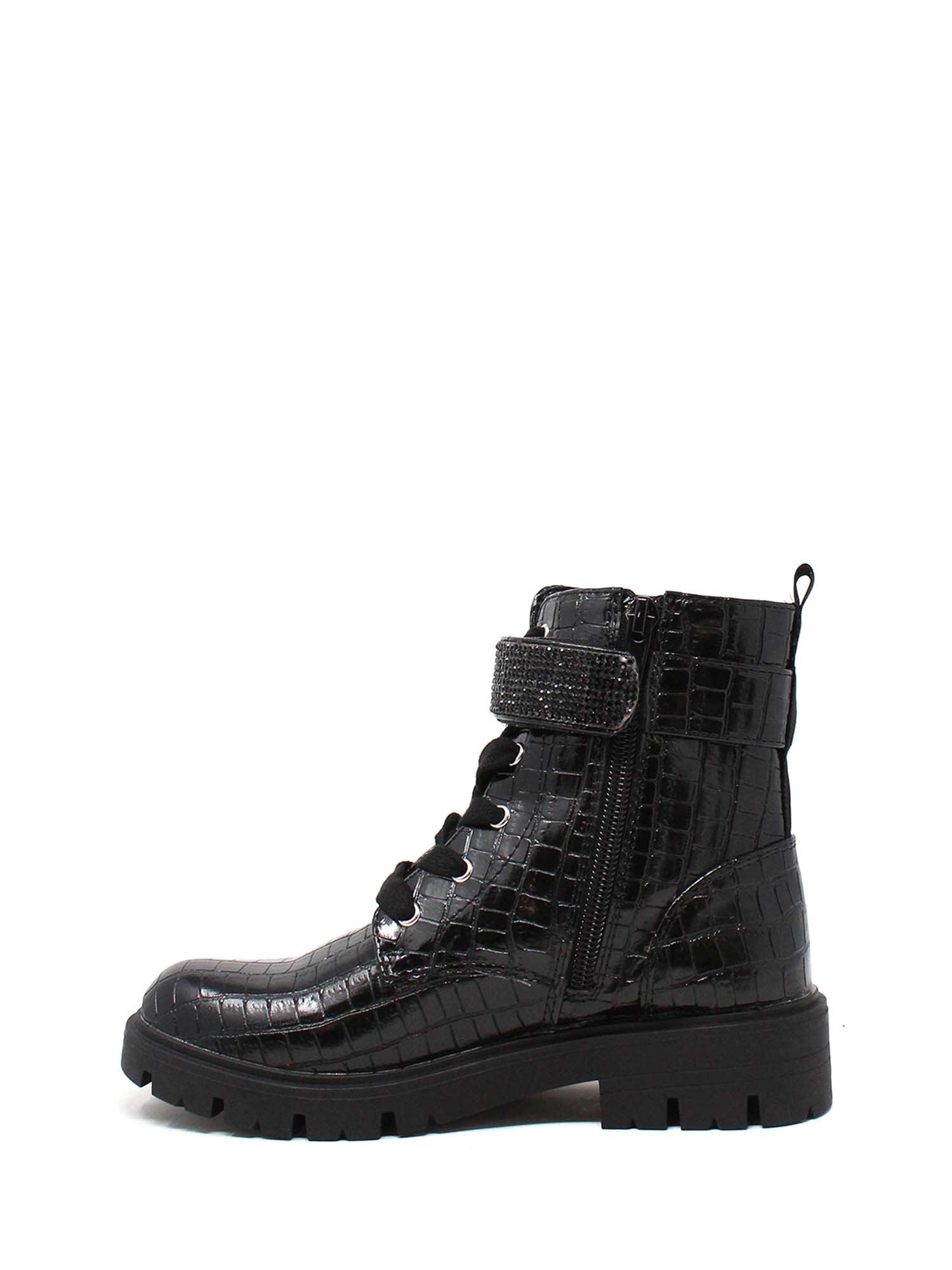 Anfibi Nero Croco Silvian Heach