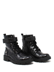 Anfibi Nero Croco Silvian Heach