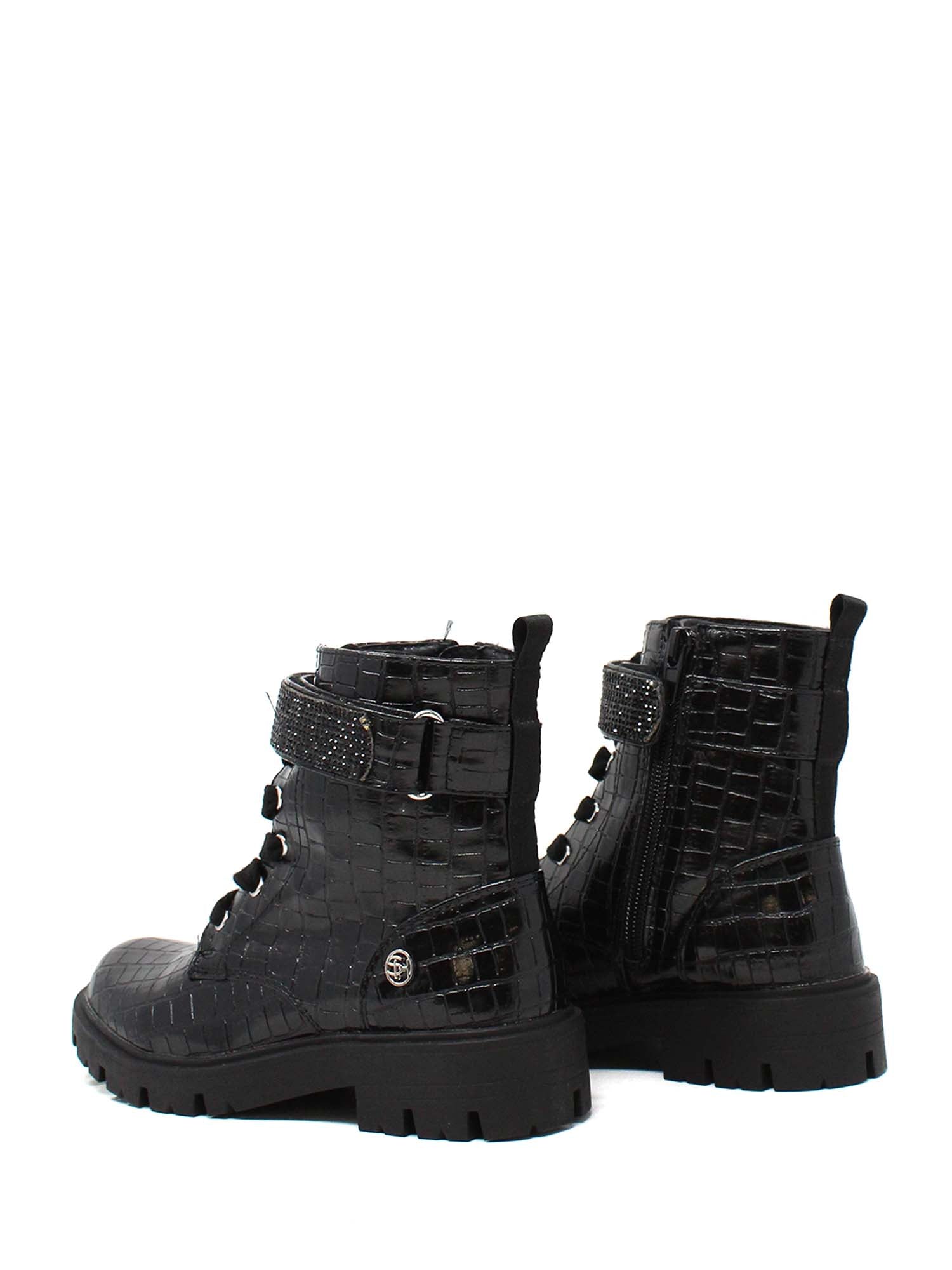 Anfibi Nero Croco Silvian Heach