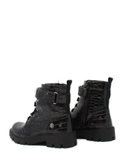 Anfibi Nero Croco Silvian Heach