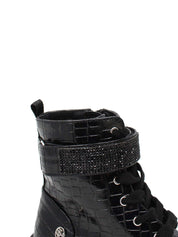 Anfibi Nero Croco Silvian Heach