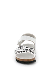 Sandali con strappi Argentato Grunland Junior