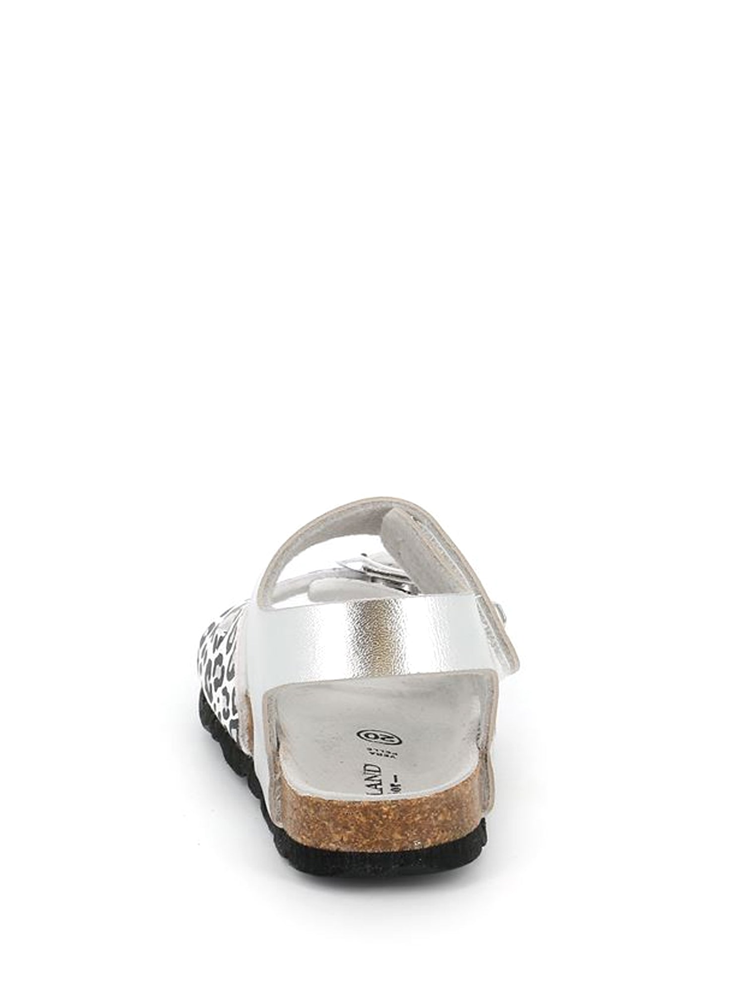 Sandali con strappi Argentato Grunland Junior