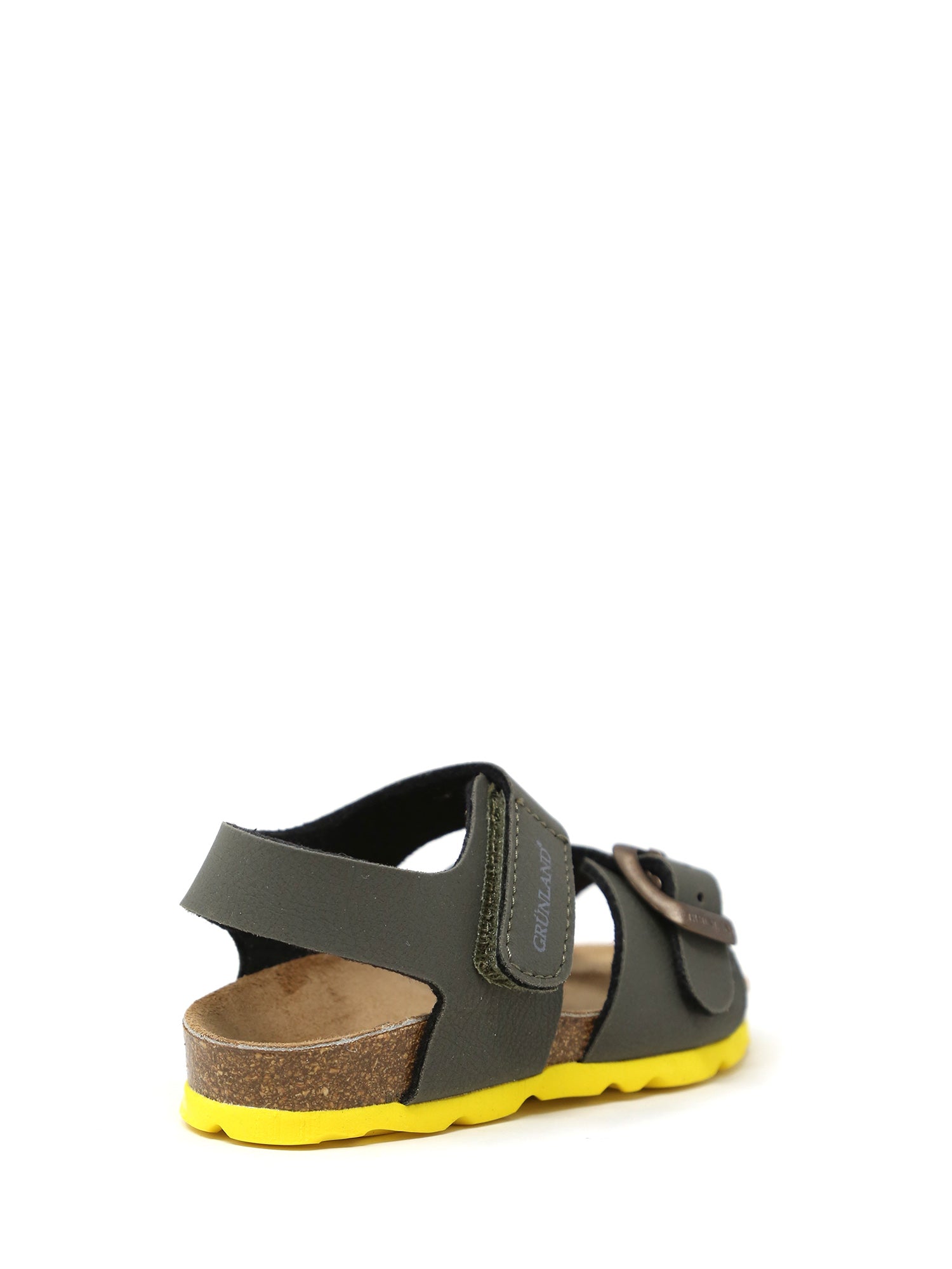 Sandali con strappi Verde Grunland Junior