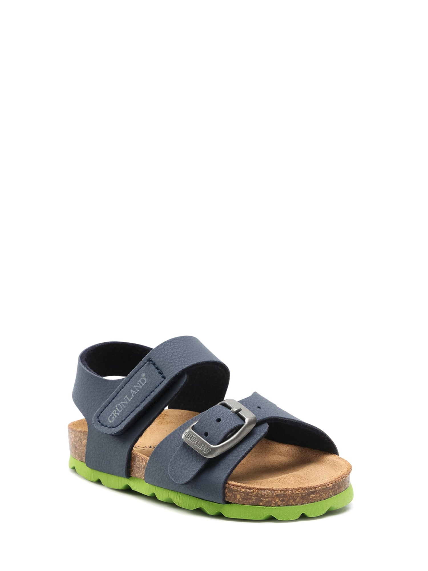 Sandali con strappi Blu Grunland Junior