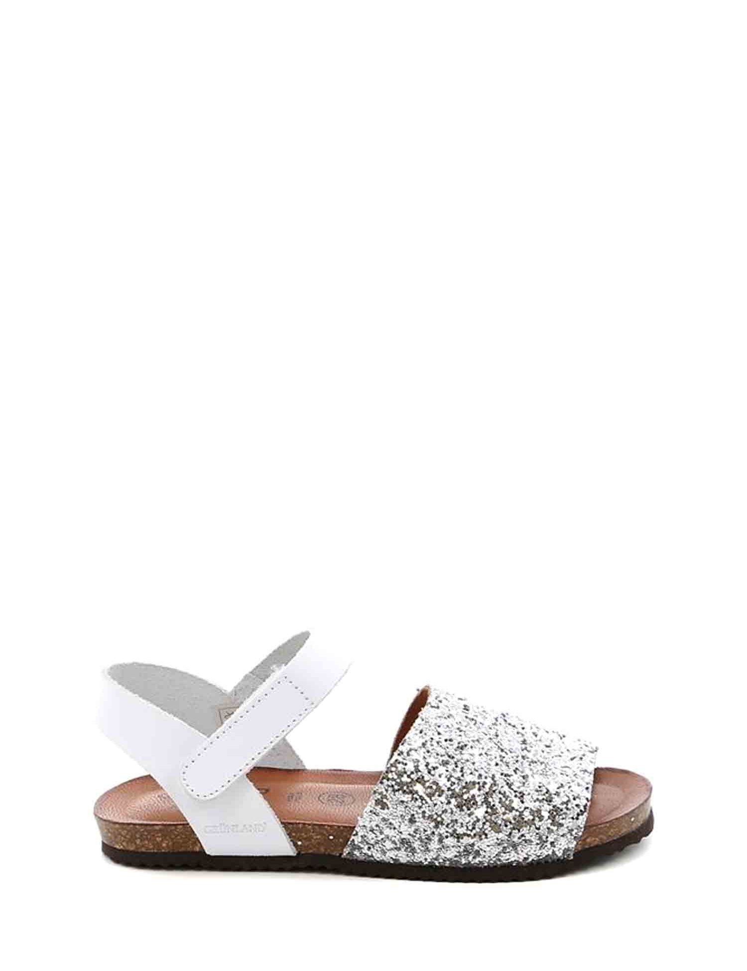 Sandali con strappi Bianco Grunland Junior