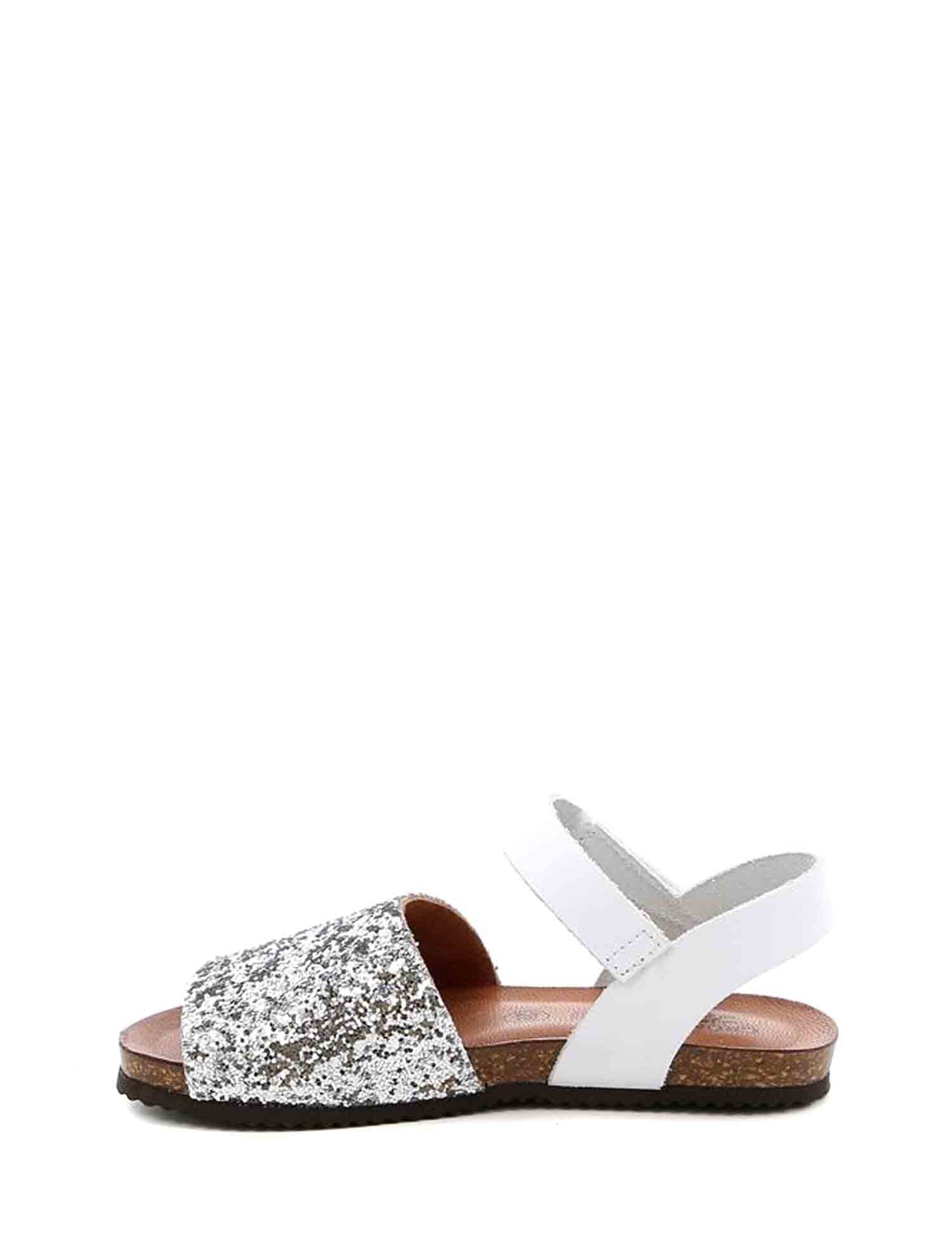 Sandali con strappi Bianco Grunland Junior