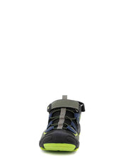 Sandali con strappi Nero Grunland Junior