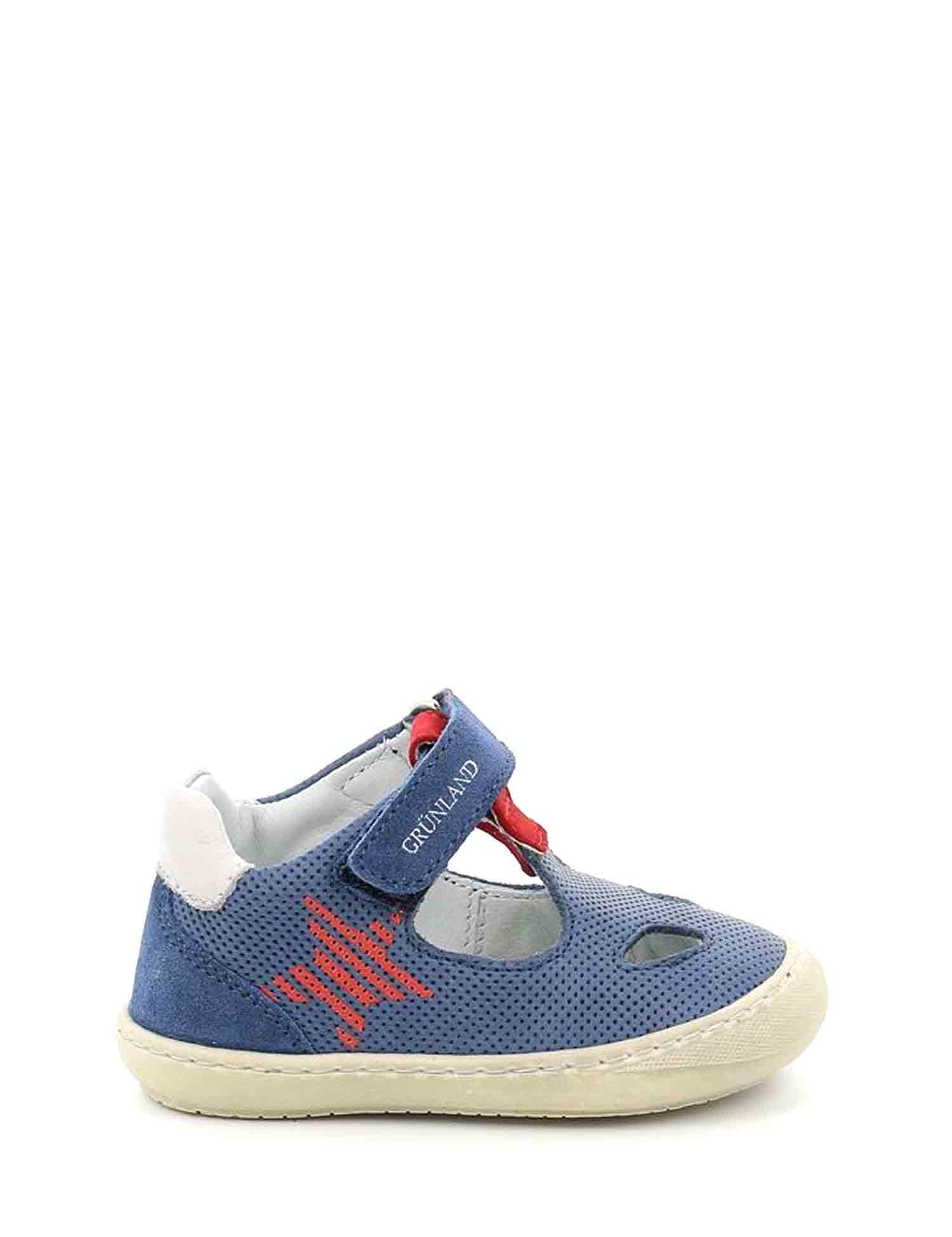 Scarpe con strappi Blu Grunland Junior