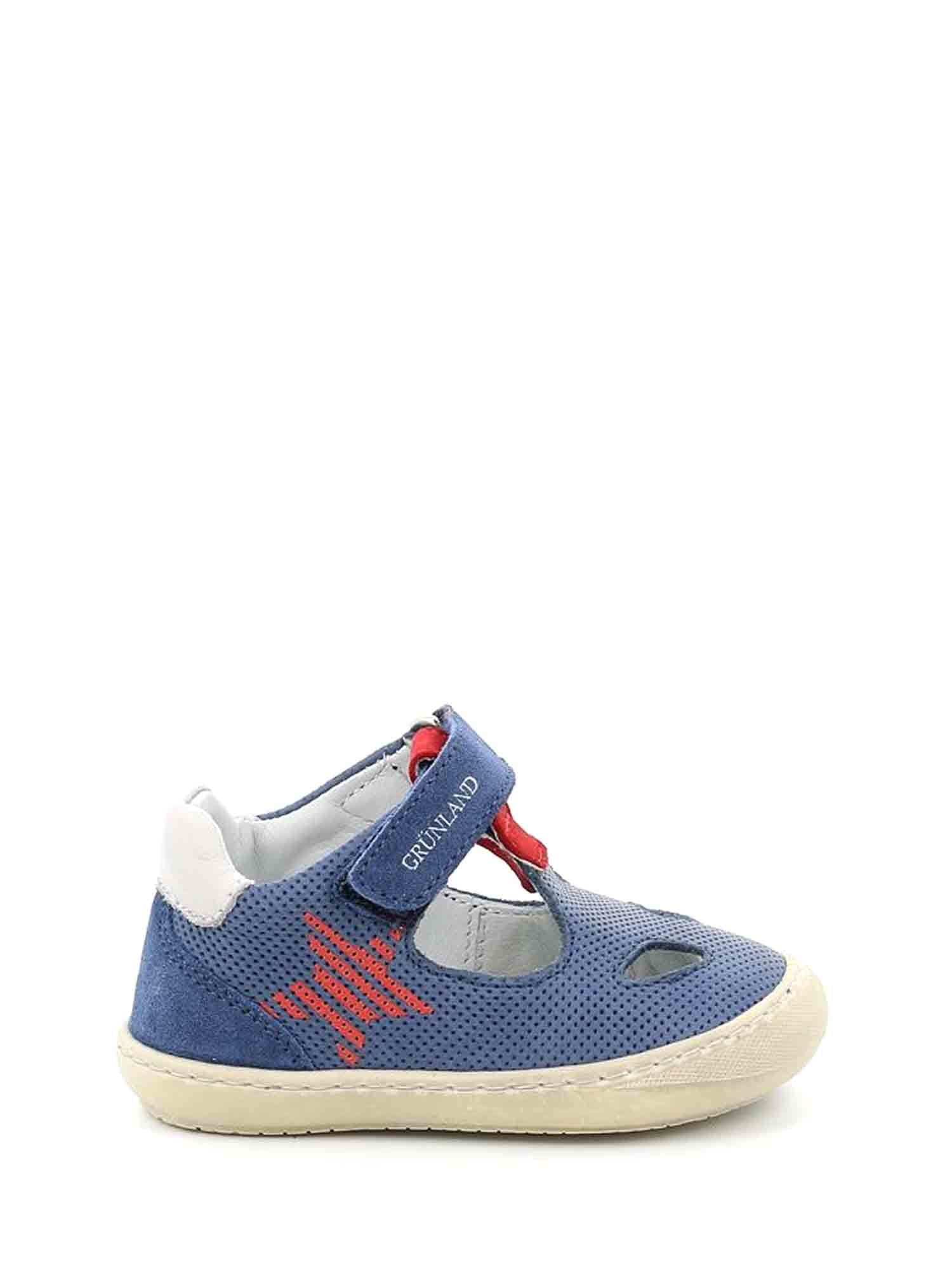 Scarpe con strappi Blu Grunland Junior