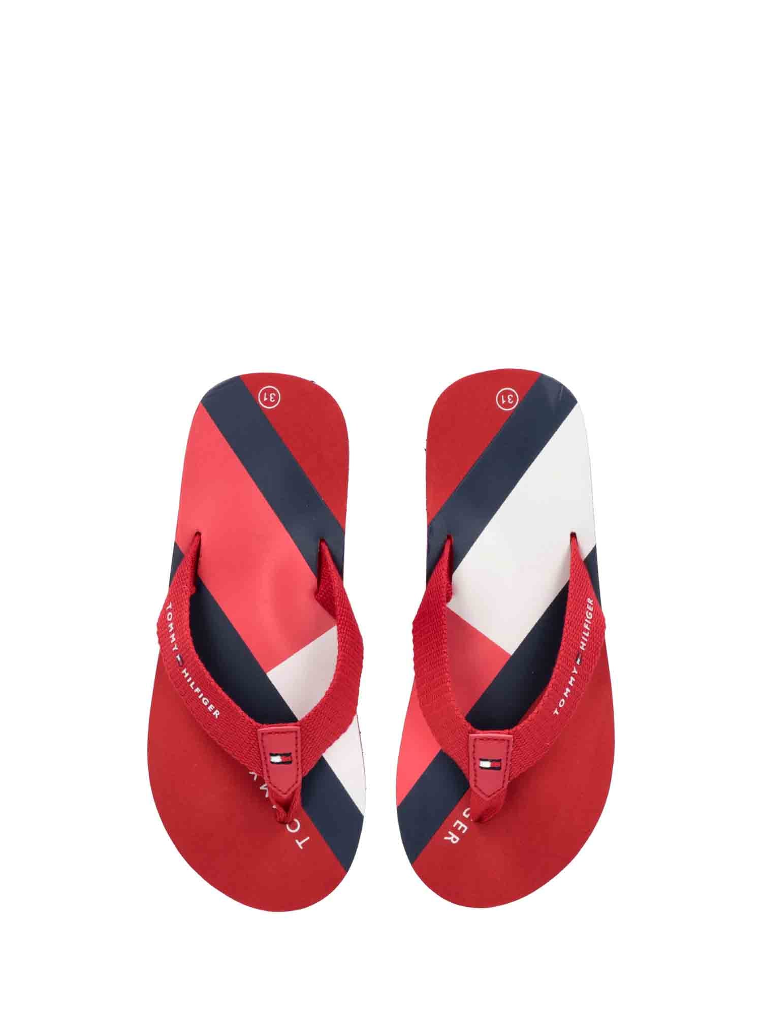 Infradito Rosso Tommy Hilfiger
