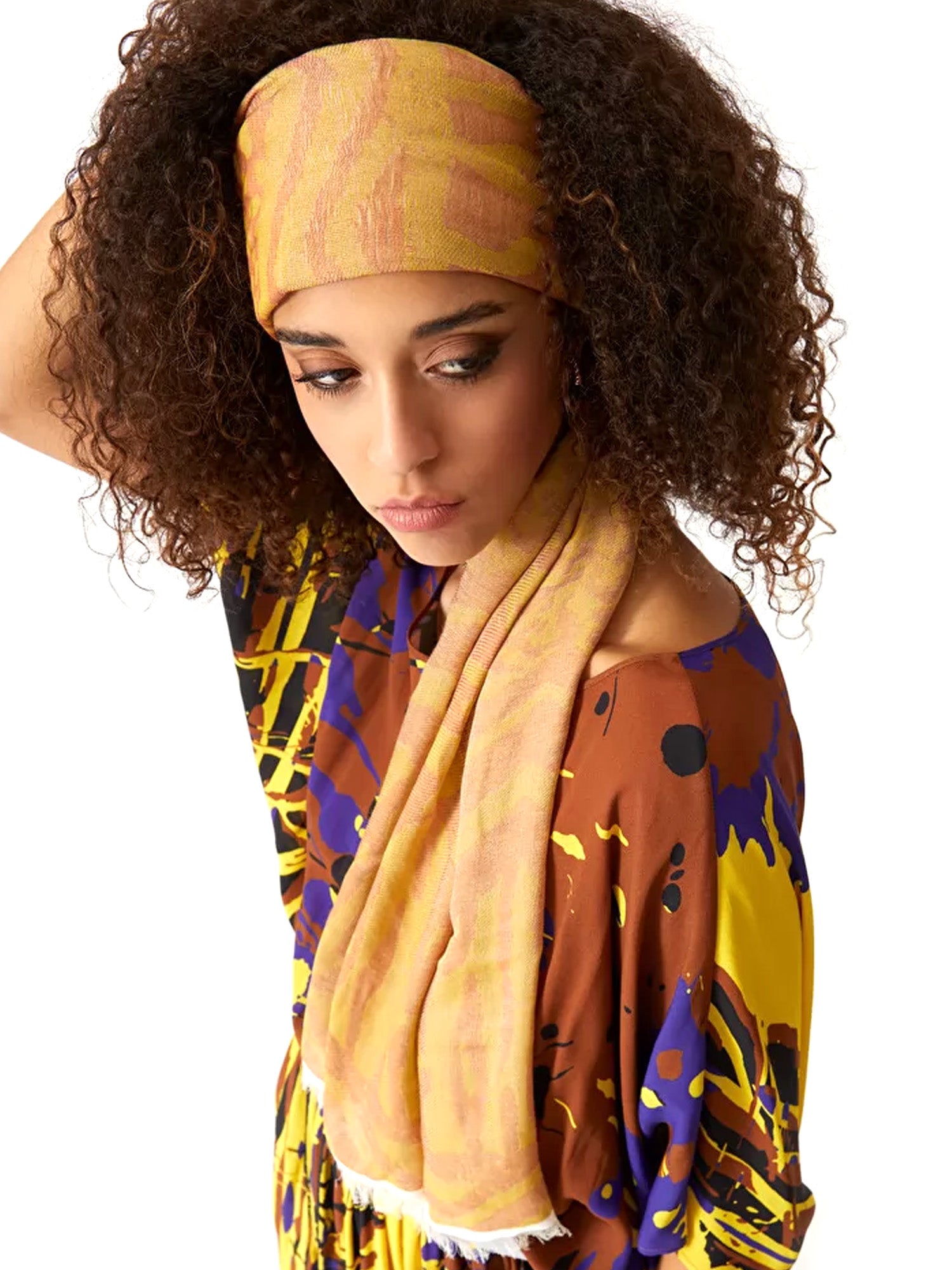 Foulard Giallo Manila Grace