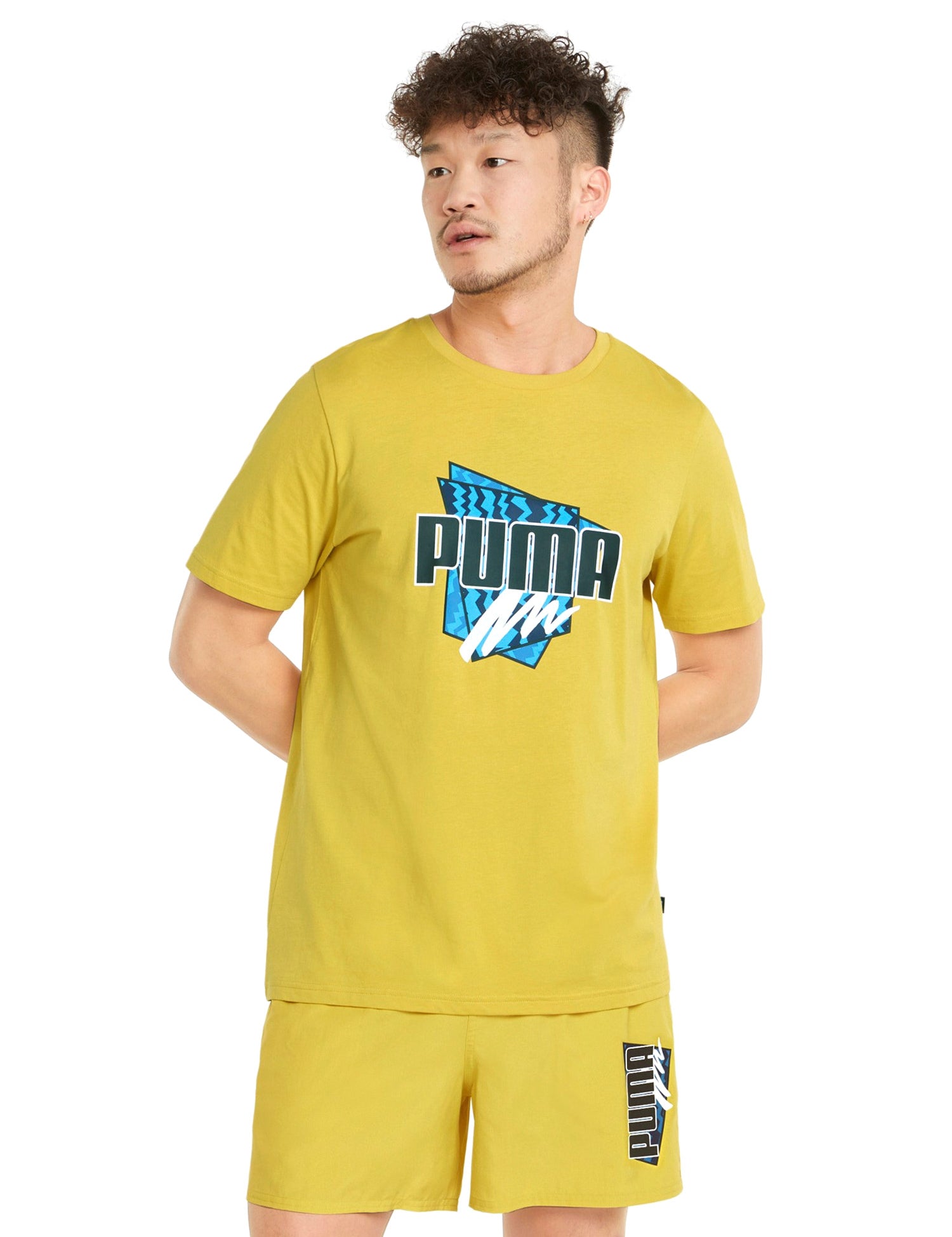 T-shirt Giallo Puma