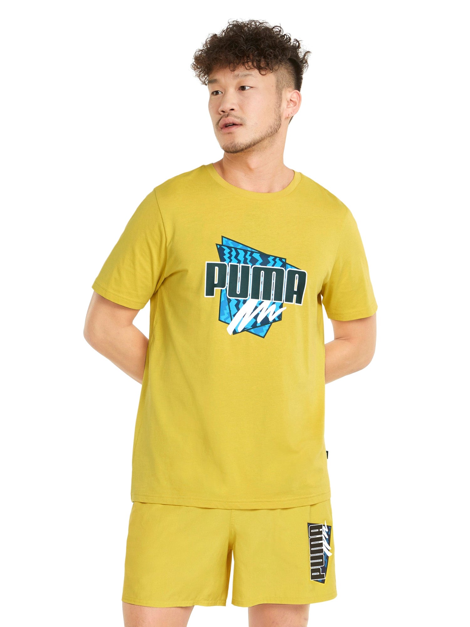 T-shirt Giallo Puma