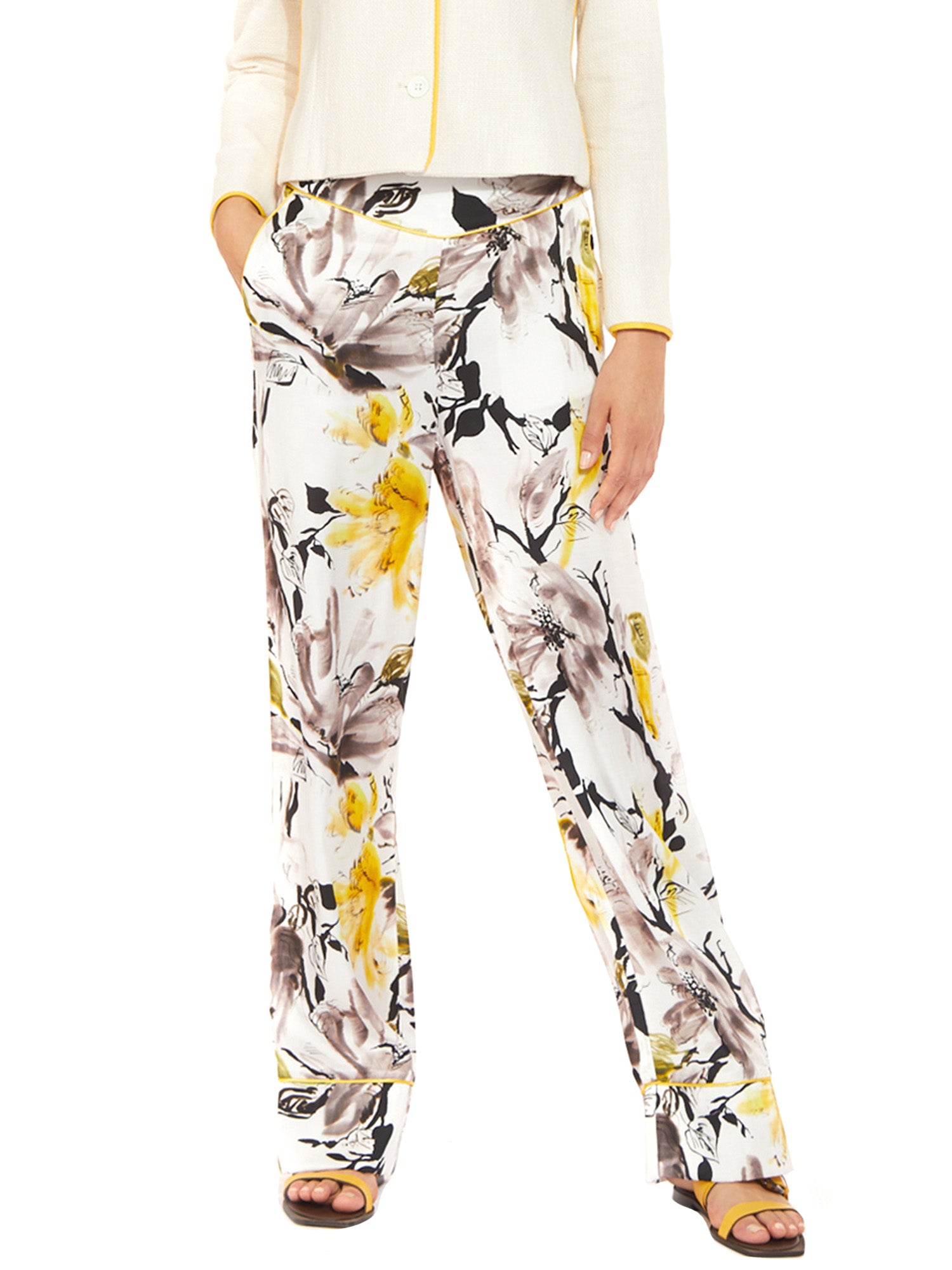 Pantaloni Bianco Cafenoir