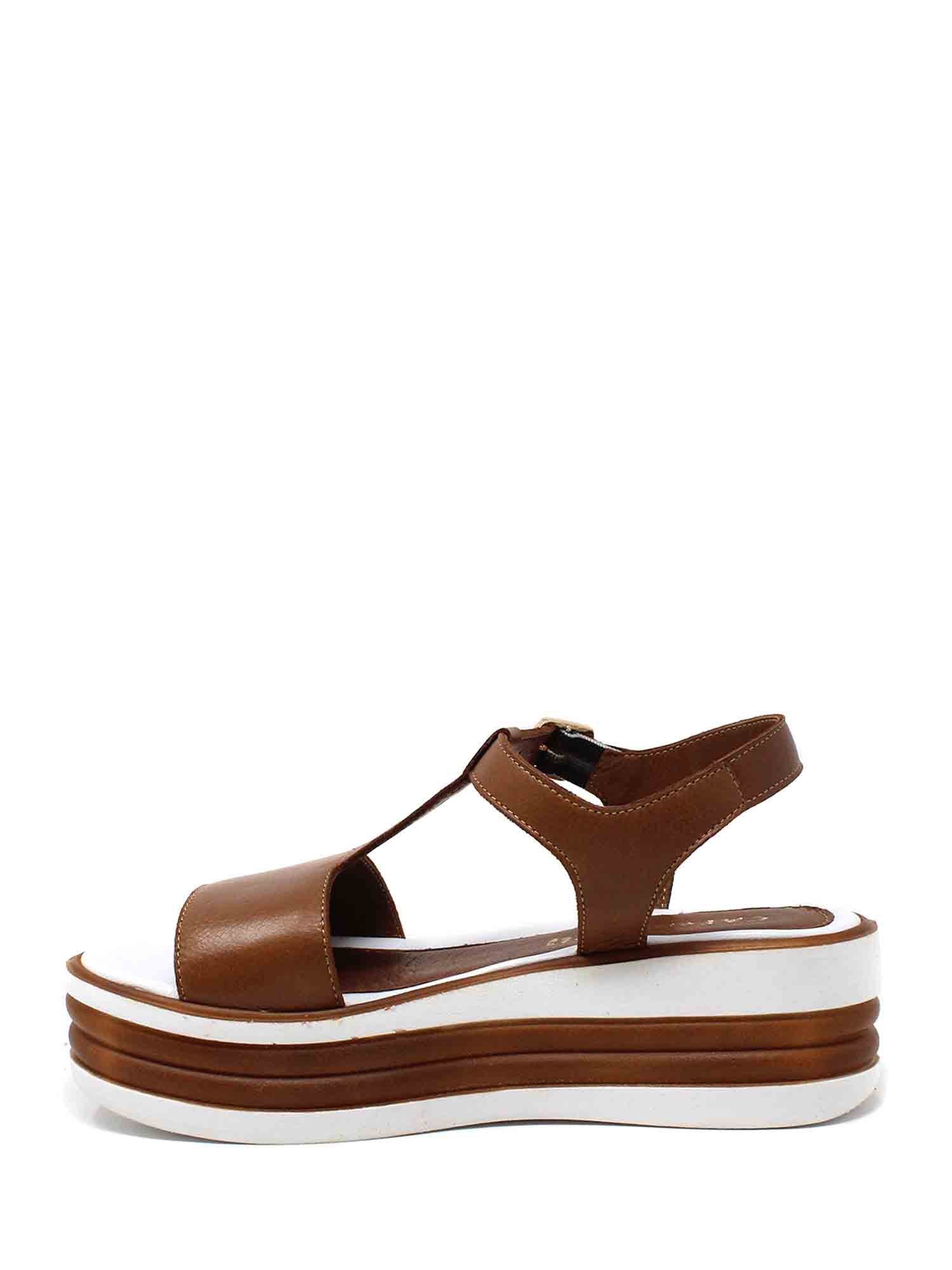 Sandali zeppa Marrone Cafenoir