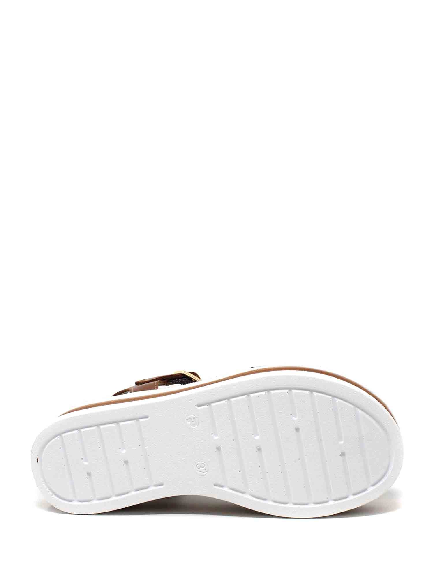 Sandali zeppa Marrone Cafenoir