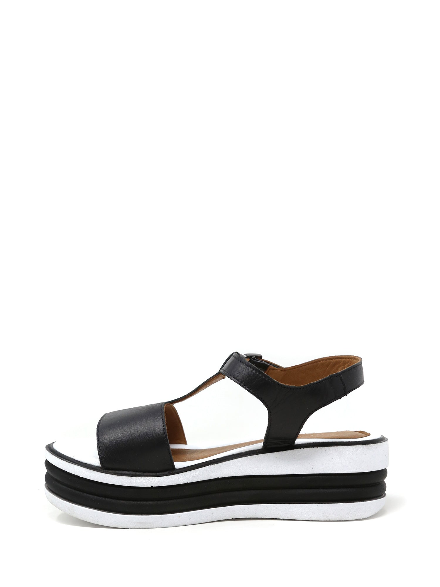 Sandali zeppa Nero Cafenoir