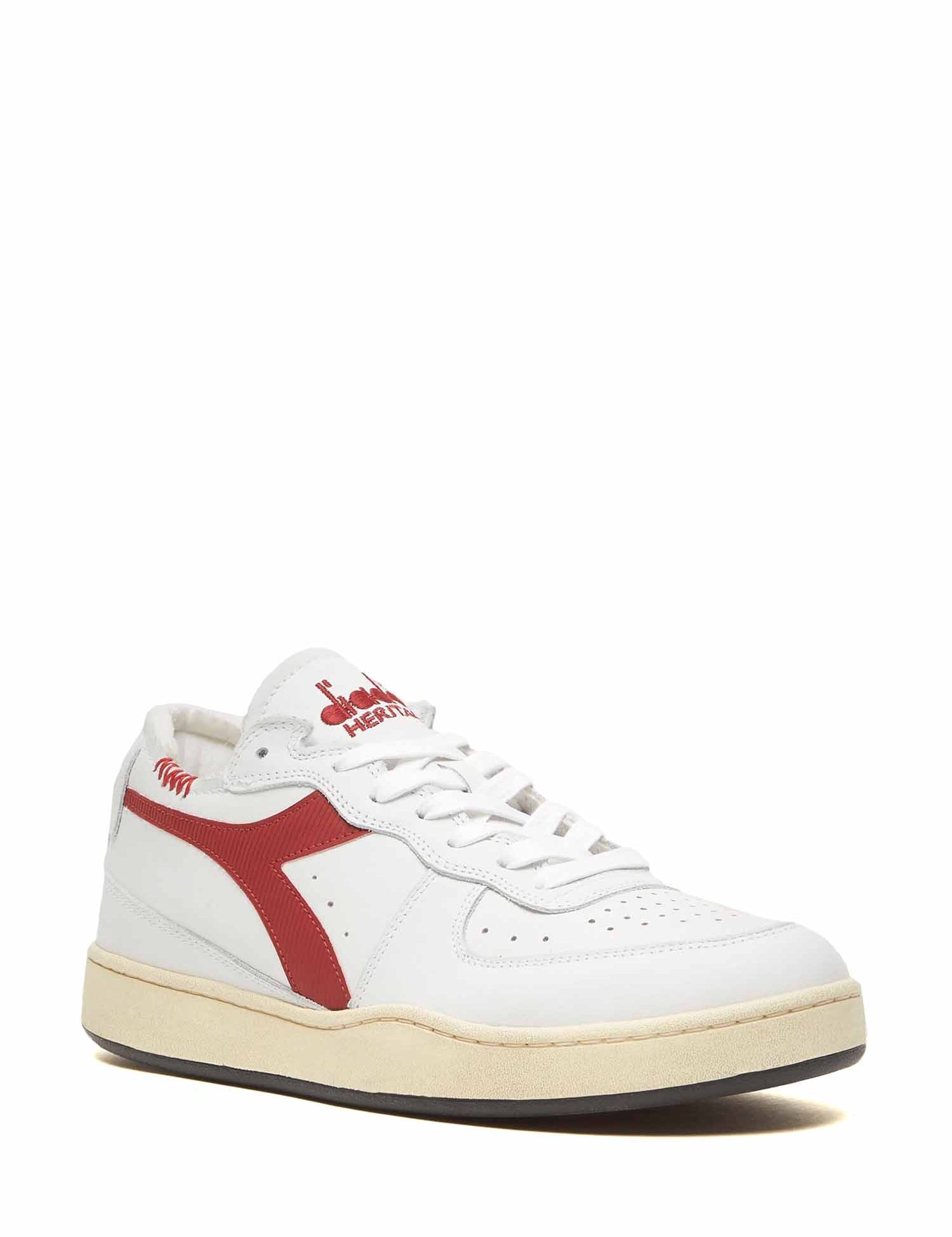 Sneakers Bianco Rosso Diadora