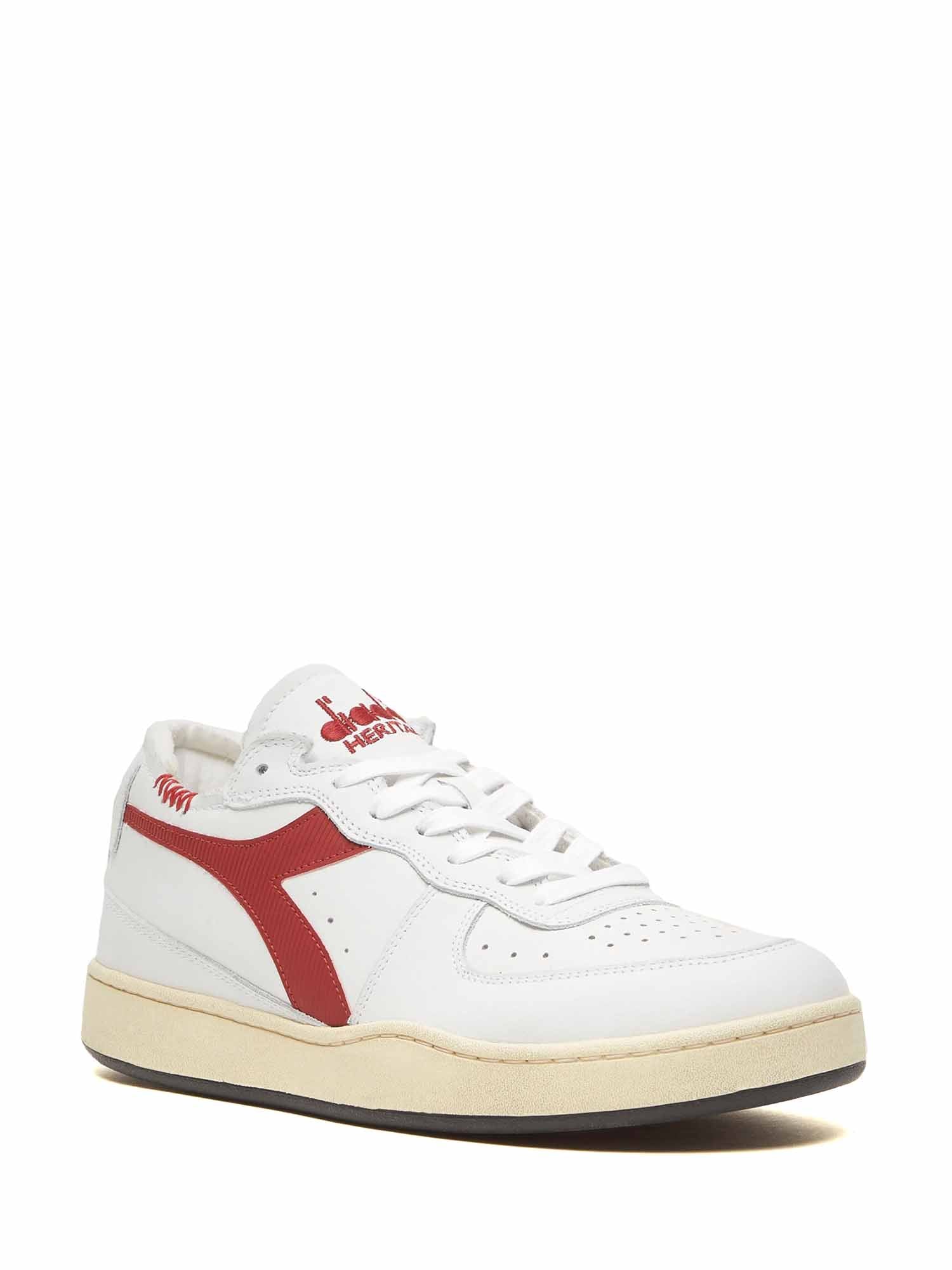 Sneakers Bianco Rosso Diadora