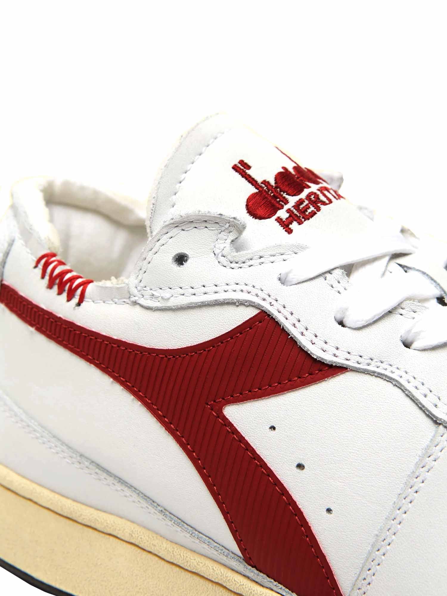 Sneakers Bianco Rosso Diadora
