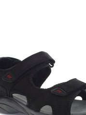 Sandali con strappi Nero Lumberjack