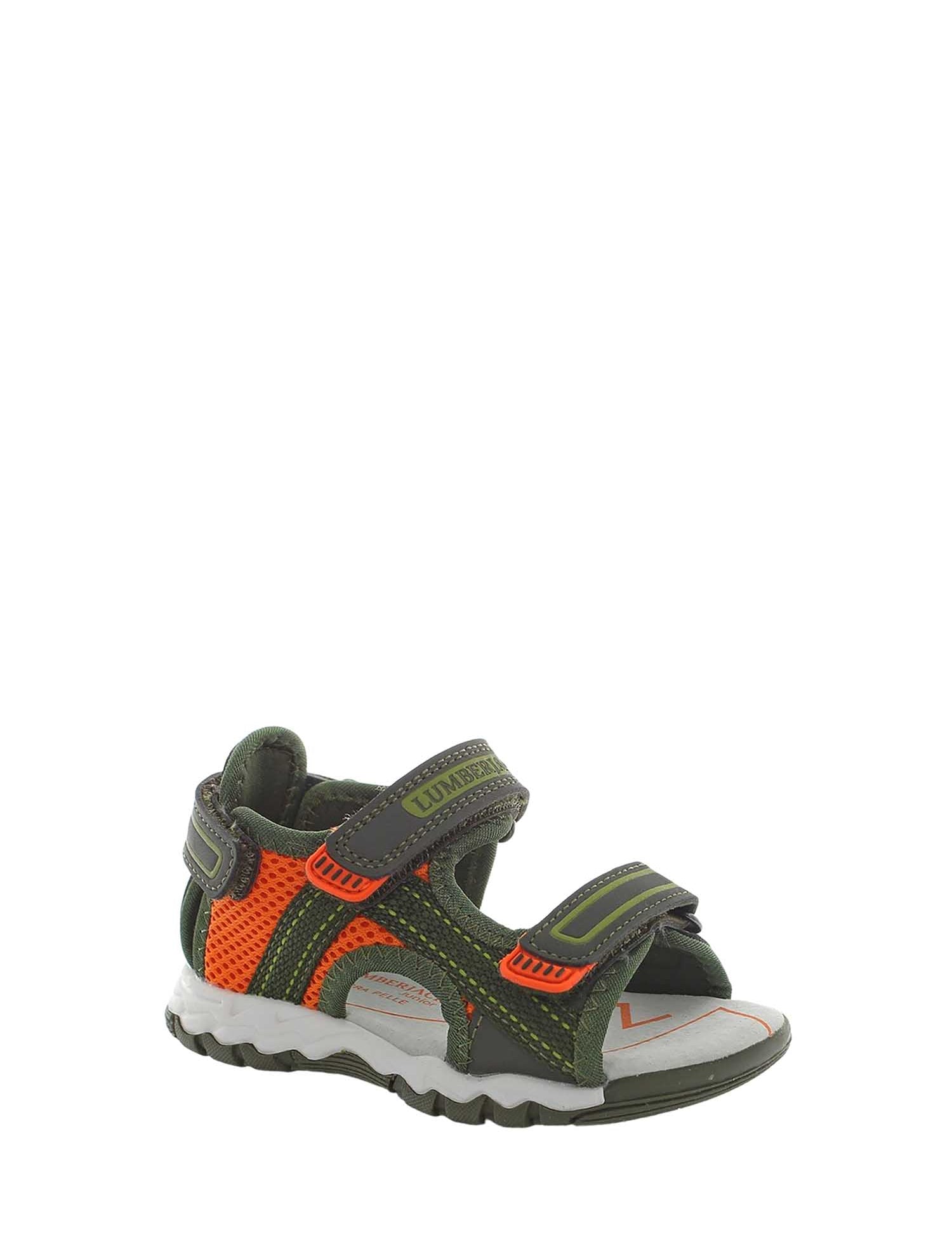 Sandali con strappi Verde Lumberjack