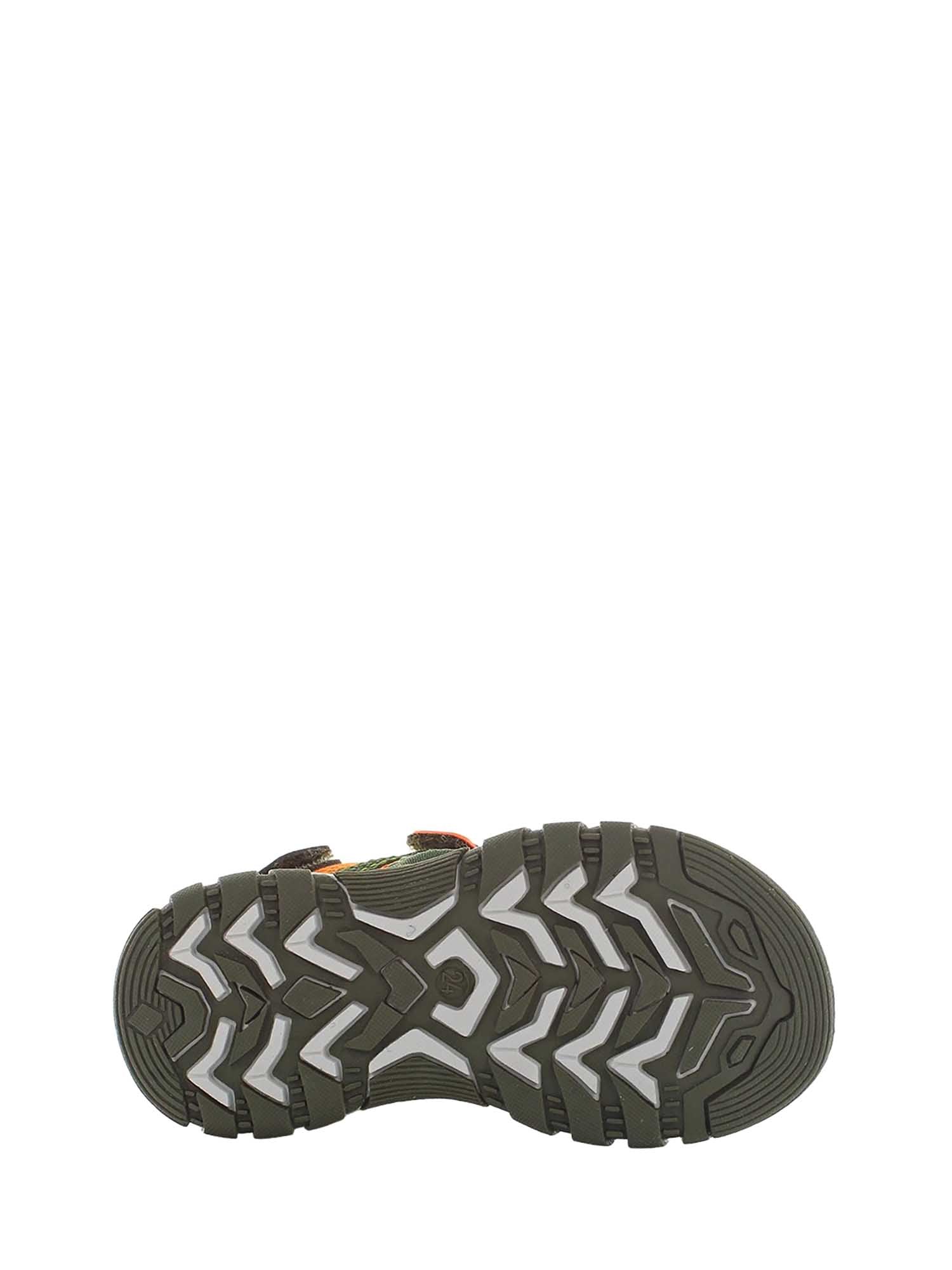 Sandali con strappi Verde Lumberjack