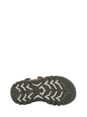 Sandali con strappi Verde Lumberjack