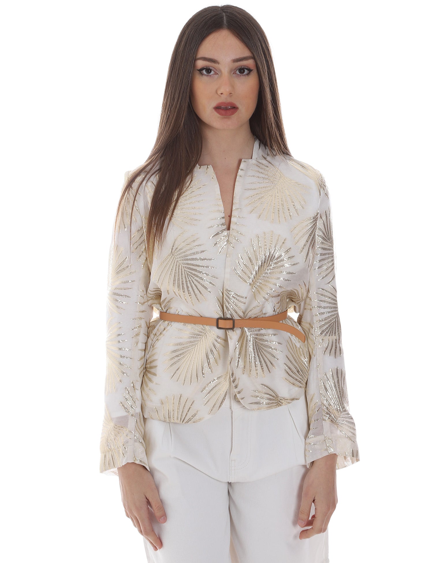 Giacche Bianco Alessia Santi