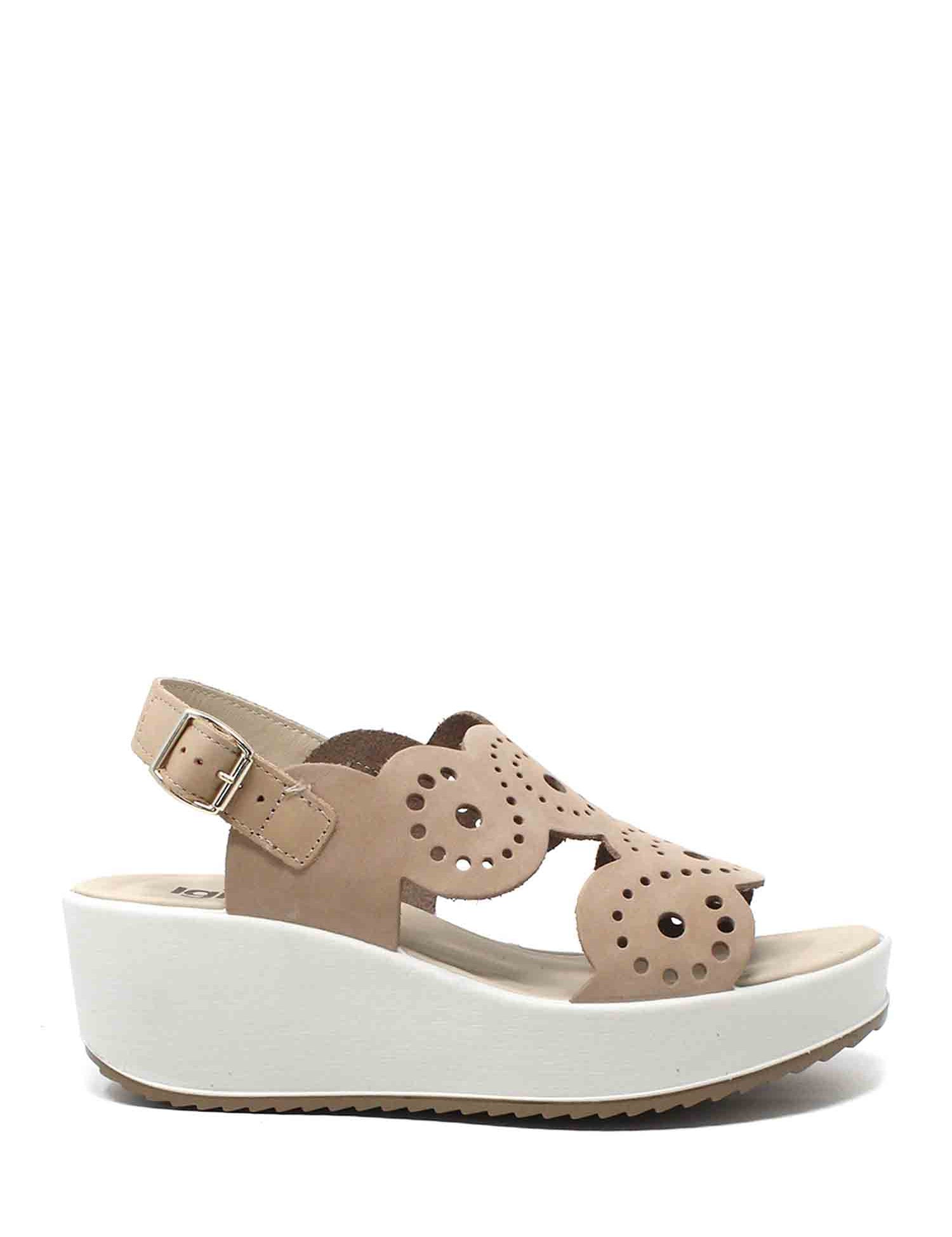 Sandali zeppa Beige Igi&co