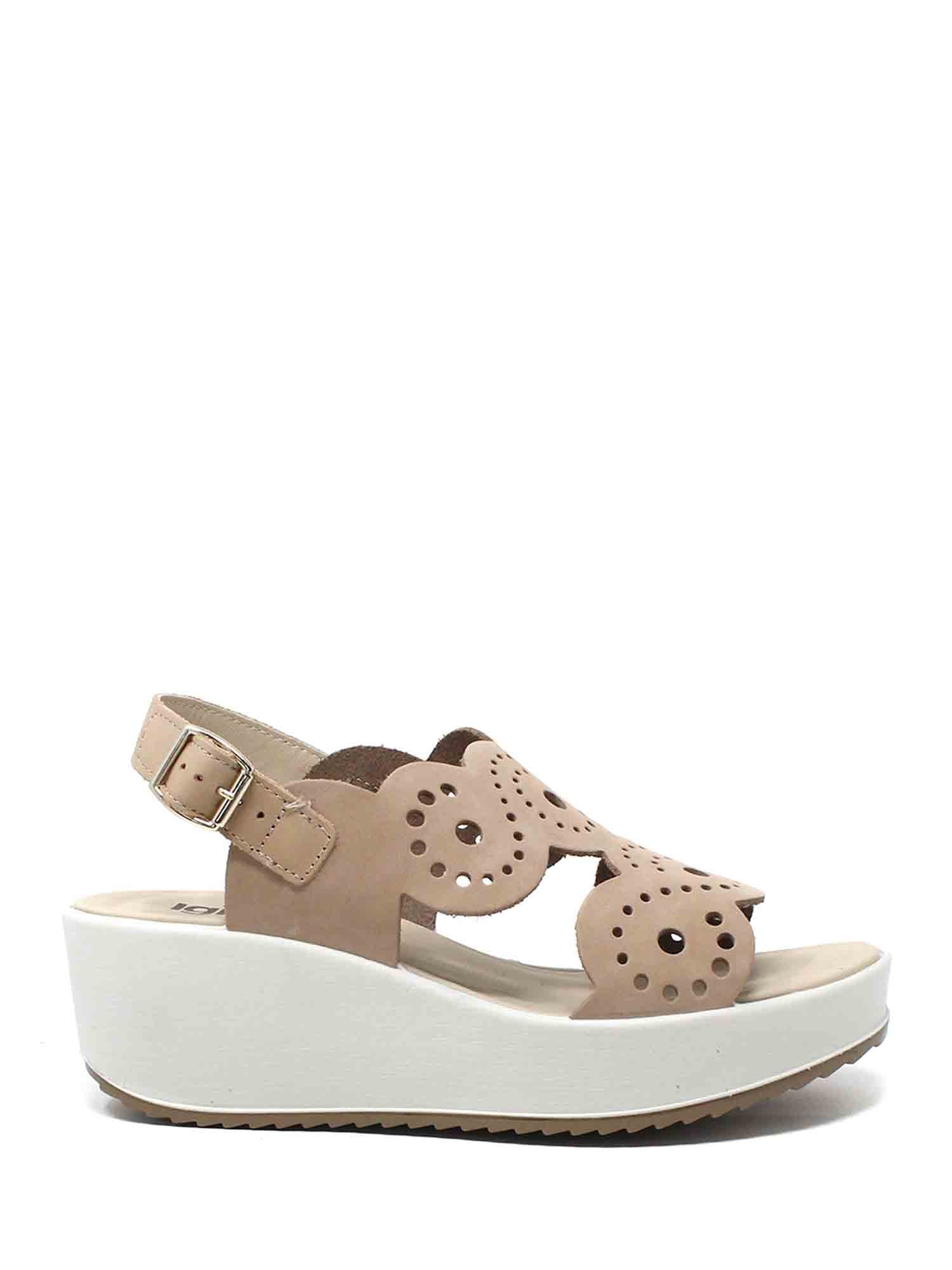 Sandali zeppa Beige Igi&co