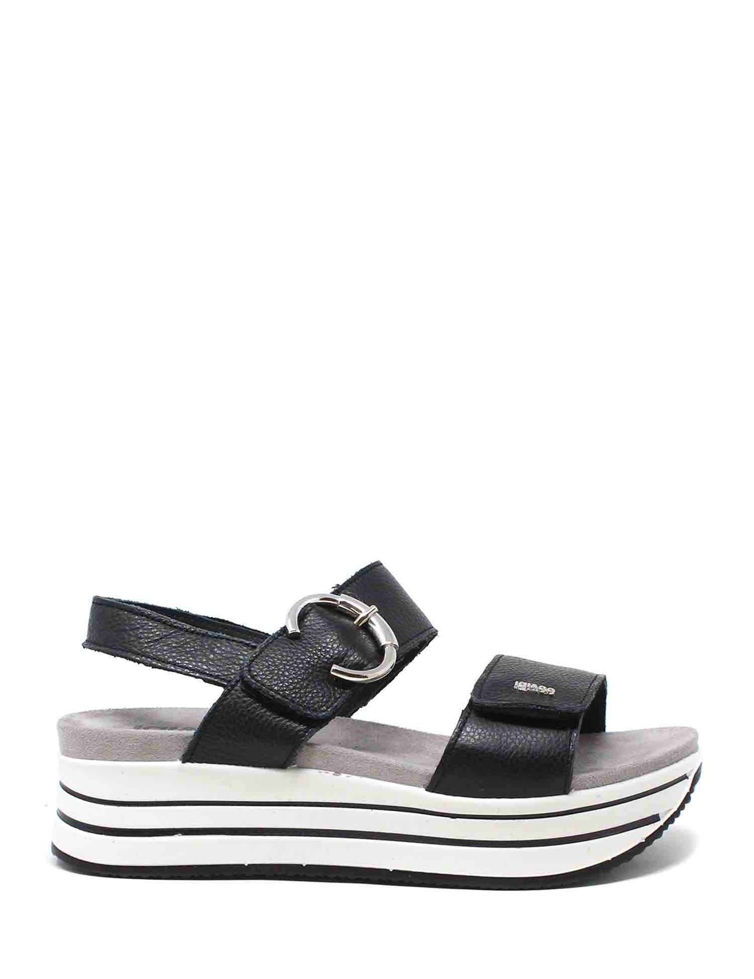 Sandali zeppa Nero Igi&co