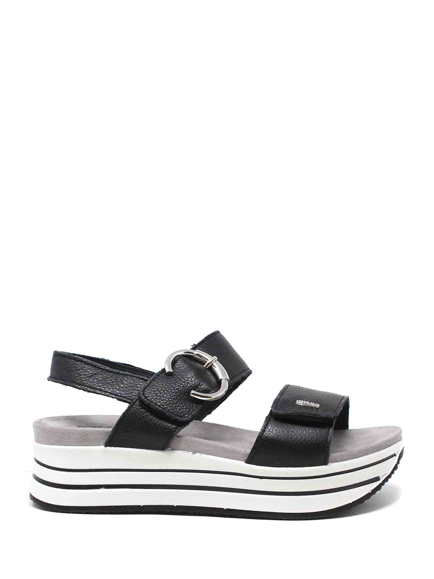 Sandali zeppa Nero Igi&co