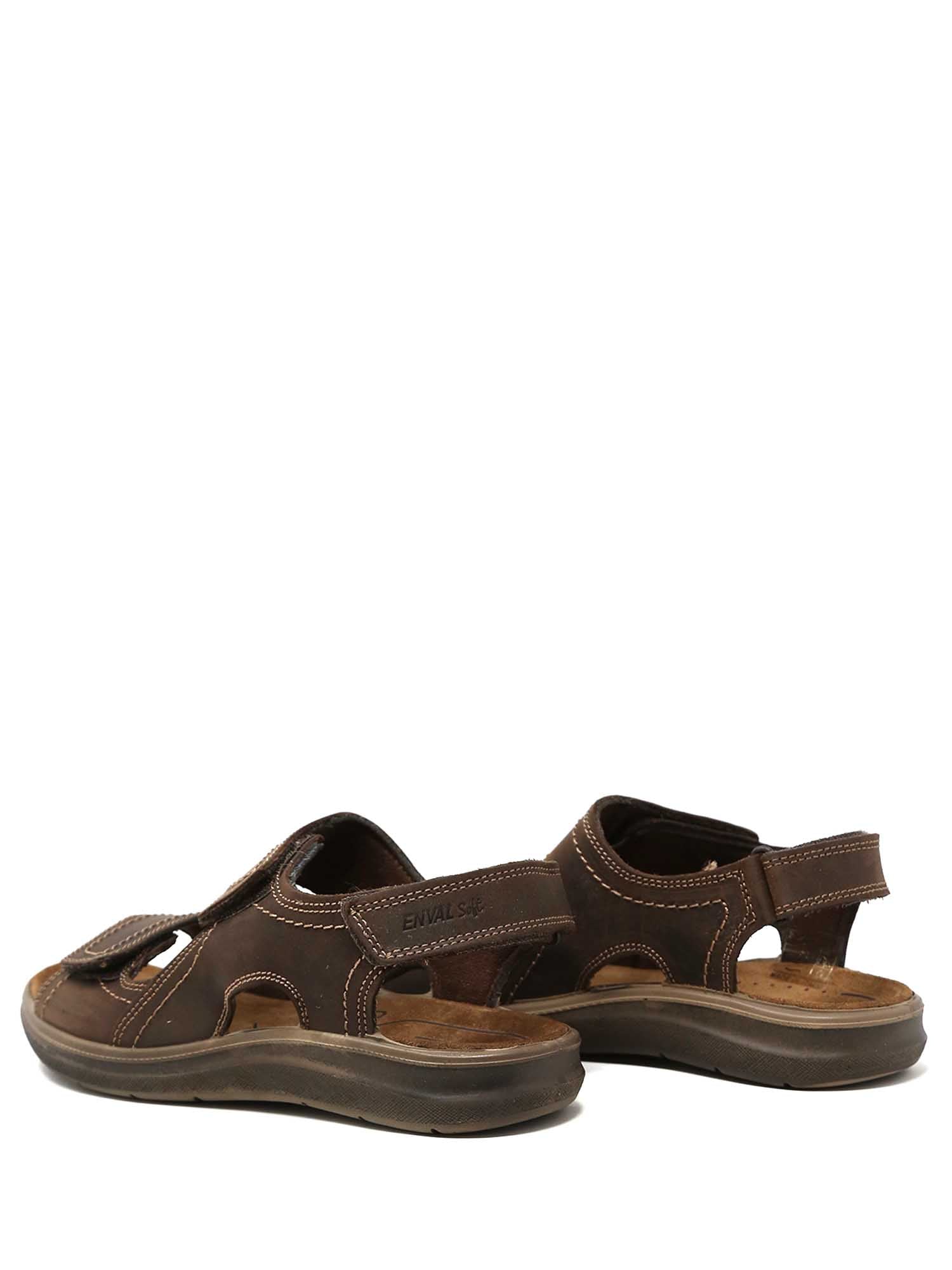 Sandali con strappi Marrone Enval