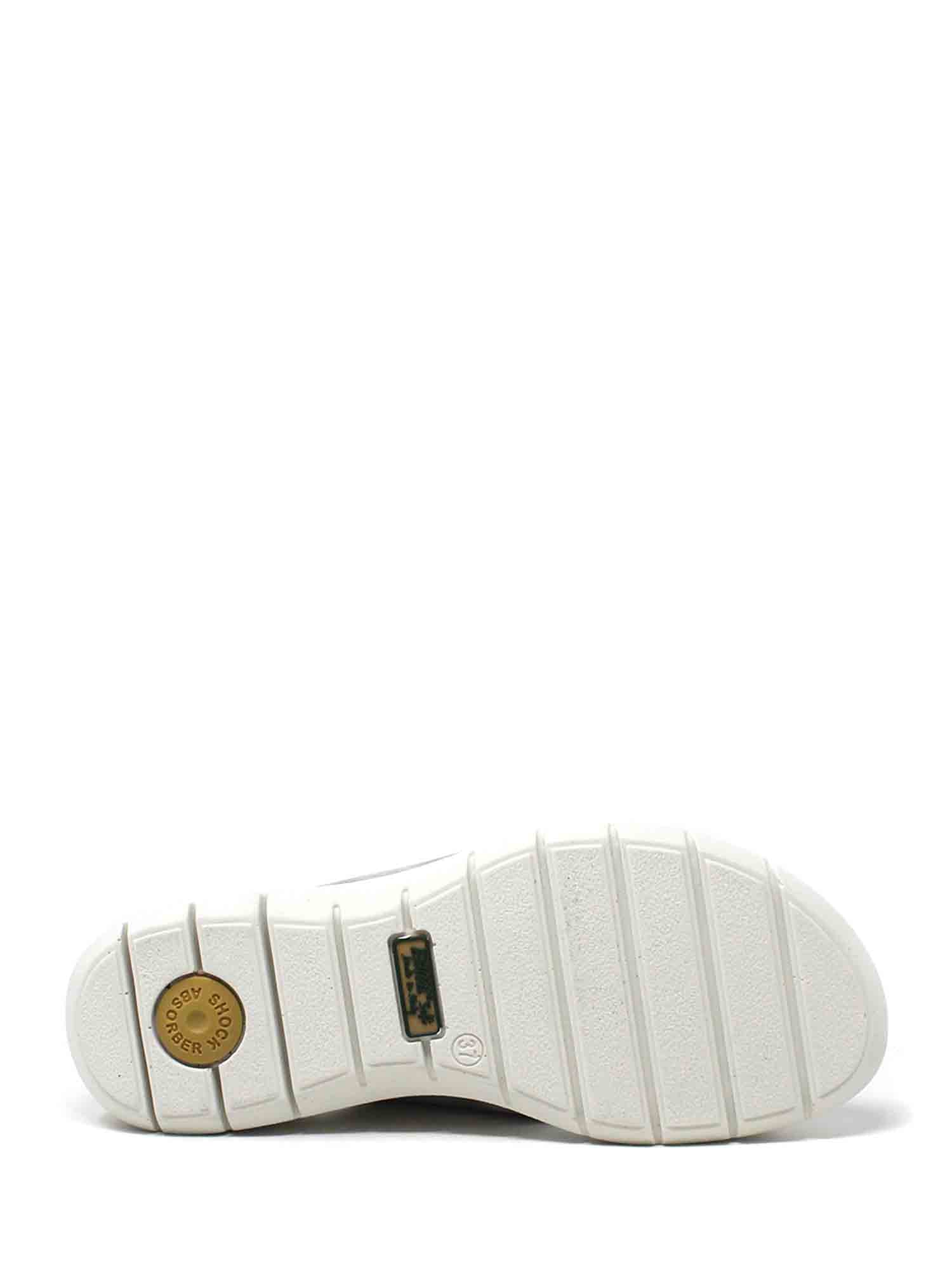 Sandali con strappi Argentato Enval