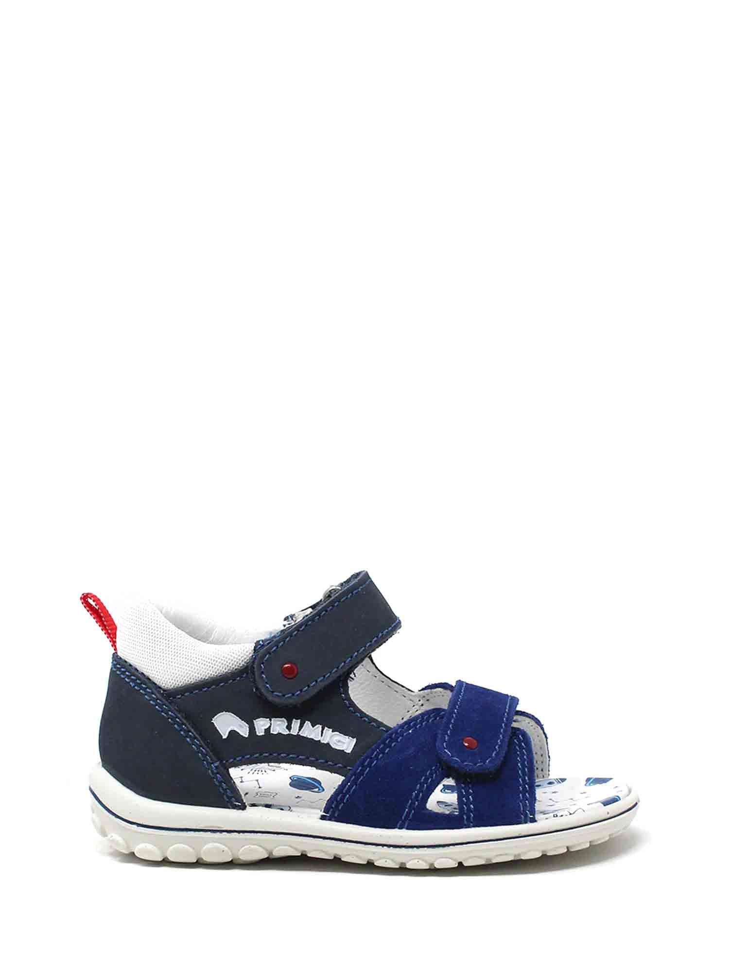 Sandali con strappi Blu Primigi