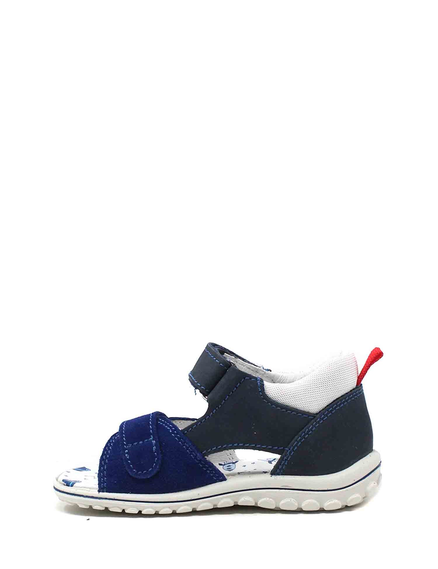 Sandali con strappi Blu Primigi