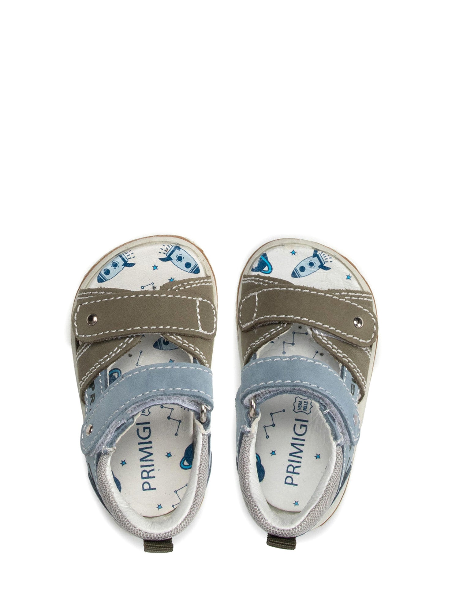 Sandali con strappi Blu Primigi