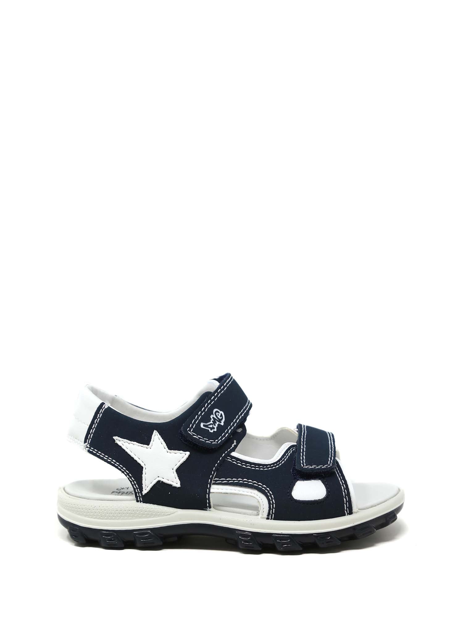 Sandali con strappi Blu Primigi