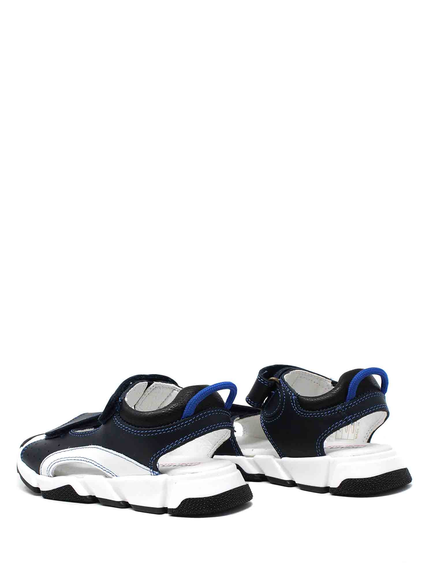 Sandali con strappi Blu Primigi