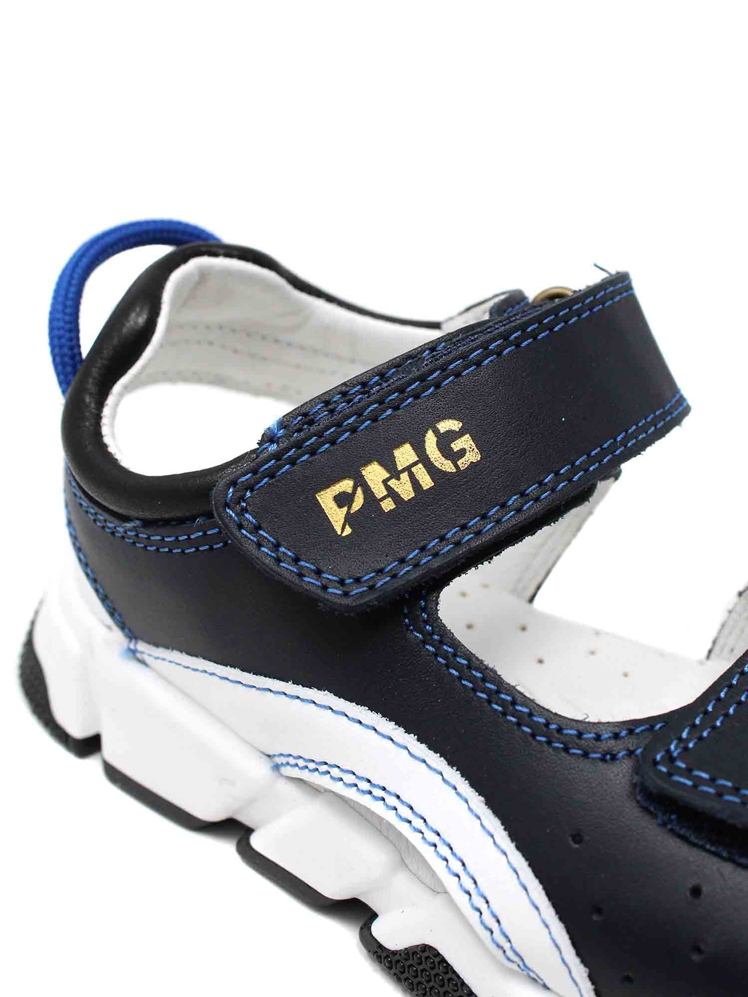 Sandali con strappi Blu Primigi