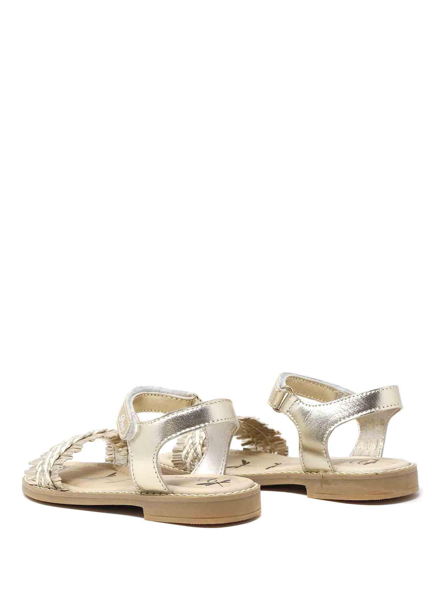 Sandali con strappi Dorato Primigi