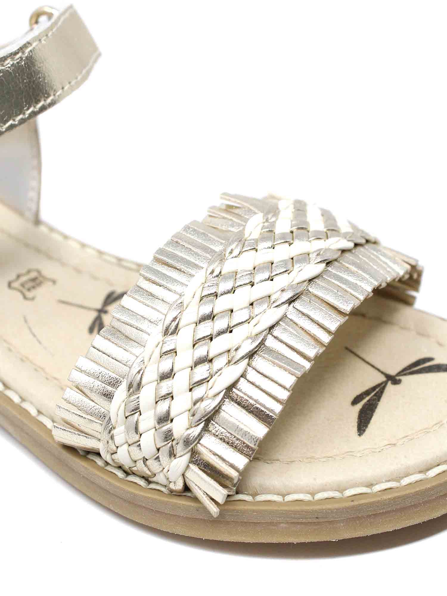 Sandali con strappi Dorato Primigi